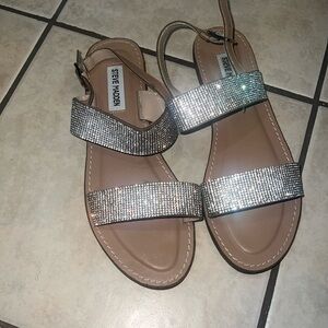 Steve Madden rhinestone sandals